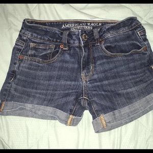american eagle super stretch shorts